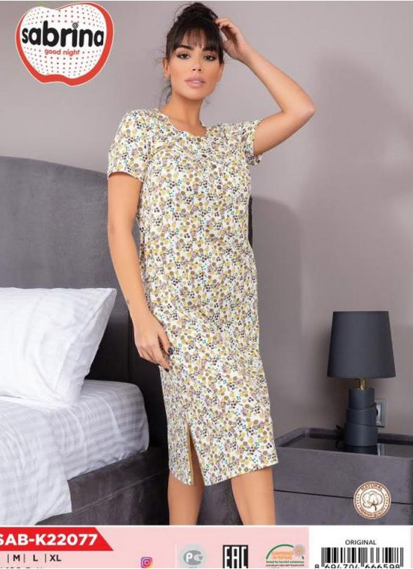 SAB.K22077_ORI Nightdress (S+M+L+XL) — Turkey wholesale collection