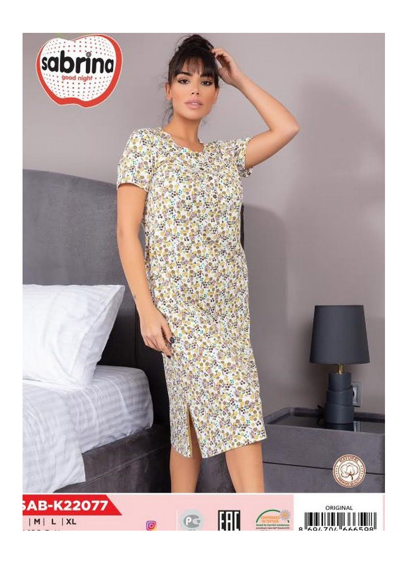 SAB.K22077_ORI Nightdress (S+M+L+XL) — Turkey wholesale collection