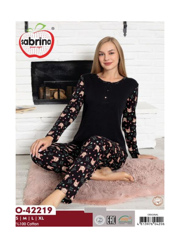 SAB.O42219_ORI Pants Homewear Set (S+M+L+XL) — Turkey wholesale collection
