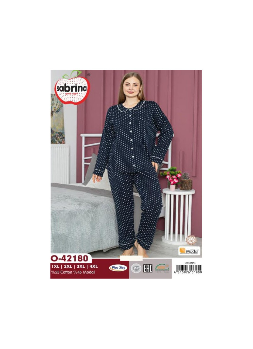 SAB.O42180_ORI Pants Homewear Set (XL+2XL+3XL+4XL) — Turkish factory wholesale