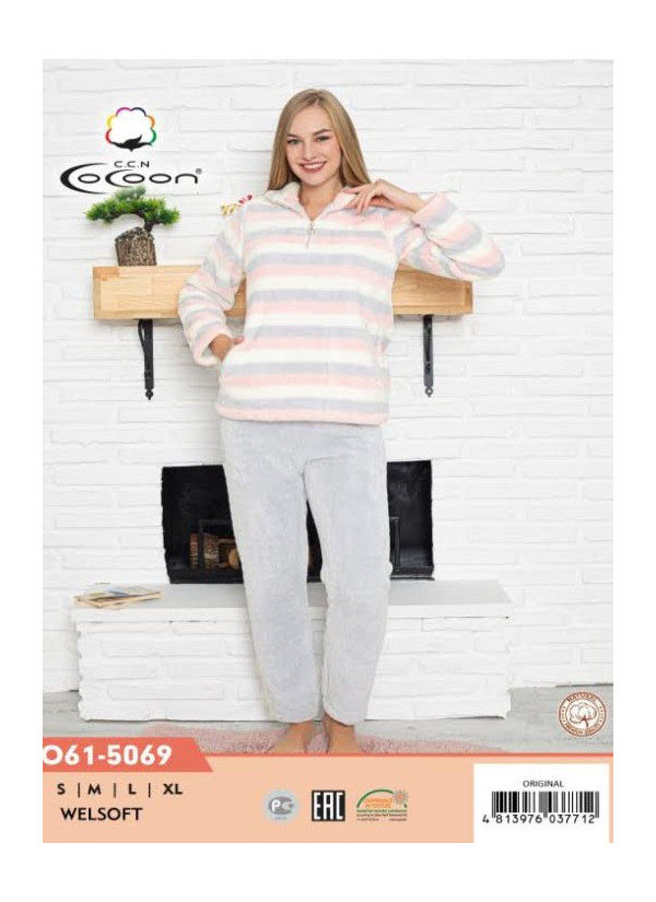 CCNO61-5069_ORI Pants Homewear Set (S+M+L+XL) — Turkish factory wholesale