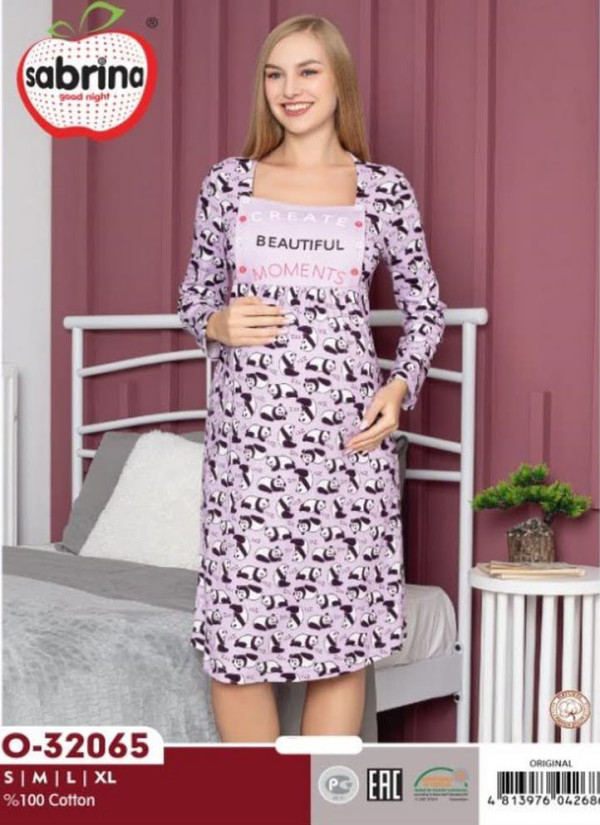 SAB.O32065_ORI Nightdress (S+M+L+XL) — direct Turkish factory supply