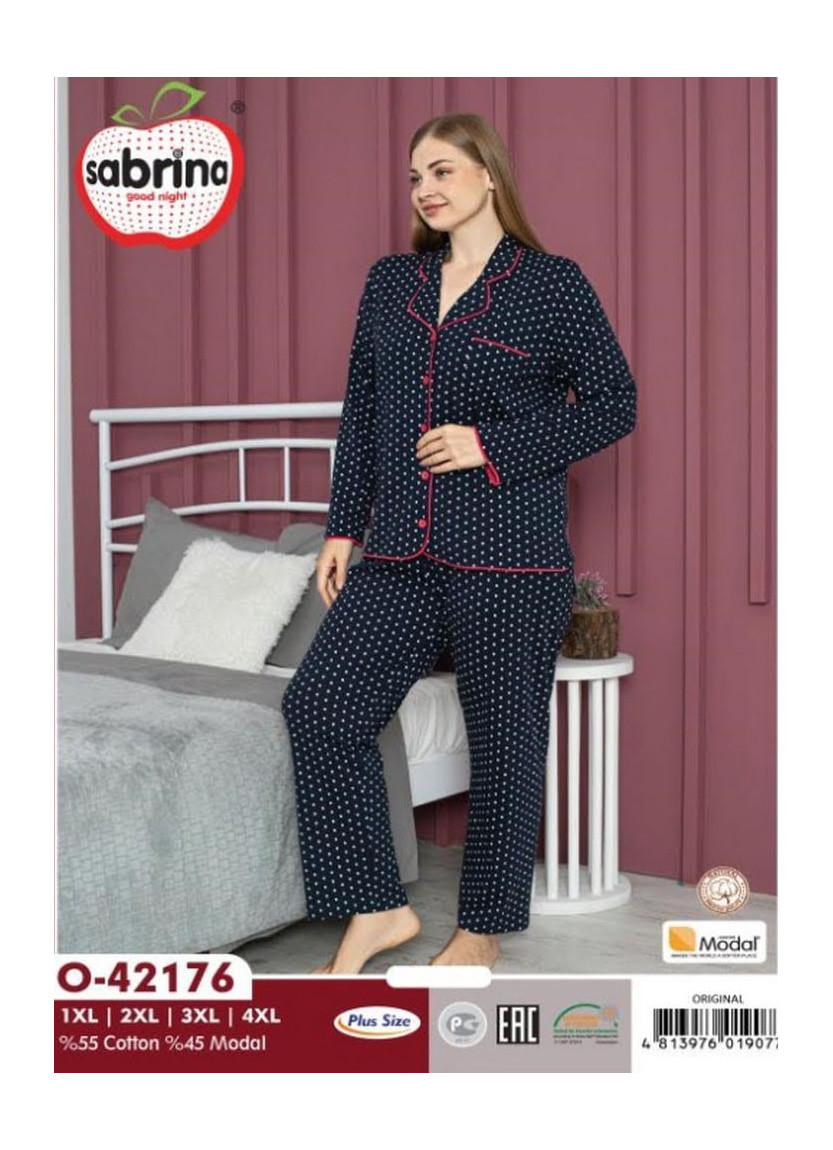 SAB.O42176_ORI Pants Homewear Set (XL+2XL+3XL+4XL) — factory-direct from Turkey