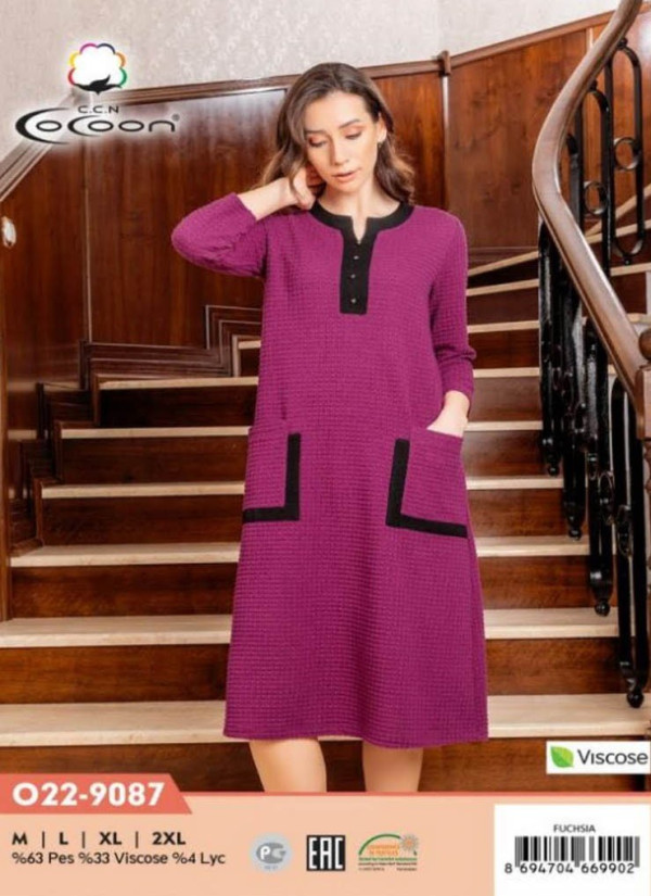 CCNO22-9087_FUS Dress (M+L+XL+2XL) — wholesale from Turkey