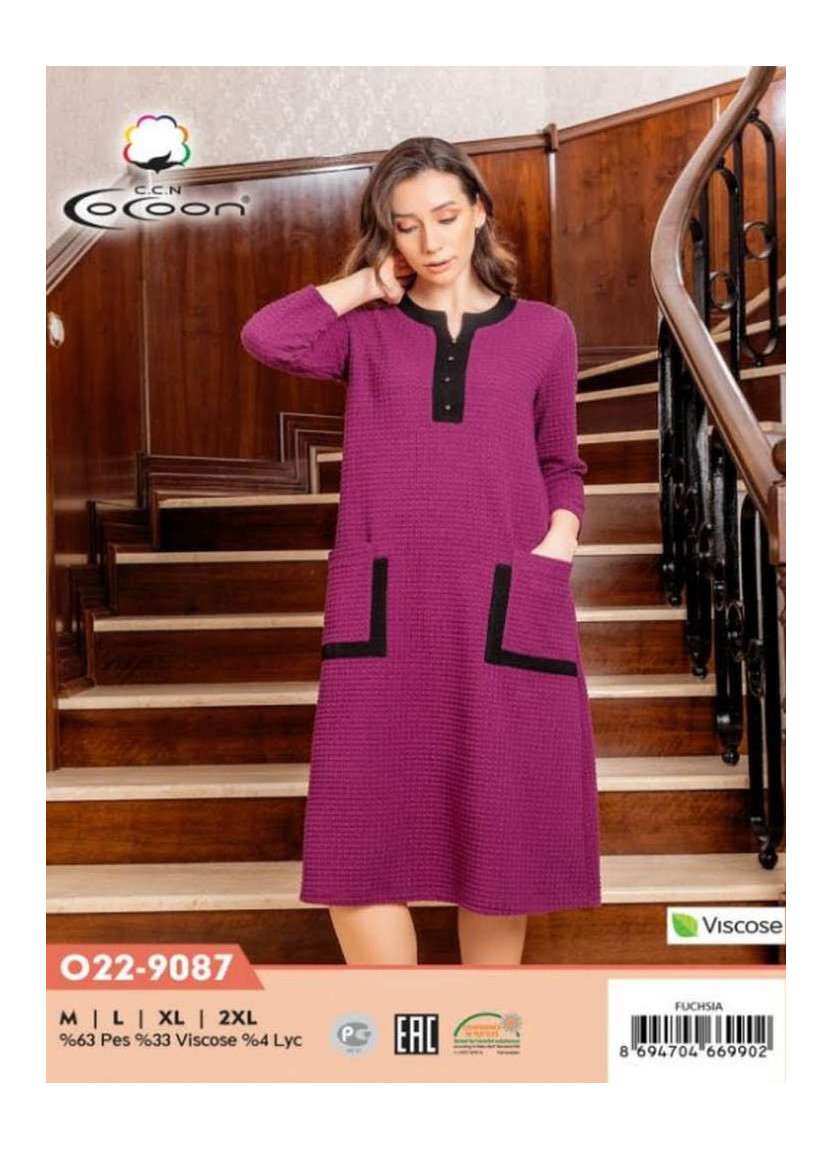 CCNO22-9087_FUS Dress (M+L+XL+2XL) — wholesale from Turkey