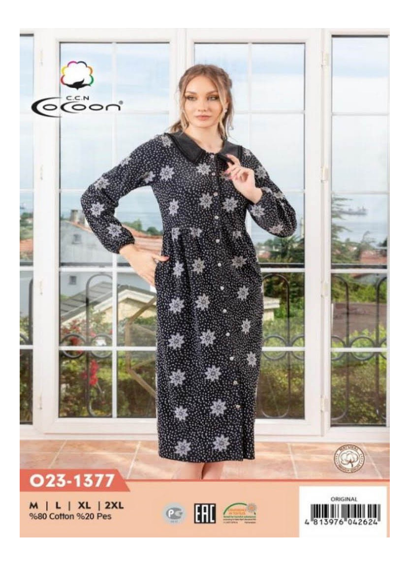 Халат Женский (M+L+XL+2XL) COCOON CCNO23-1377_ORI — купить оптом со Стамбула