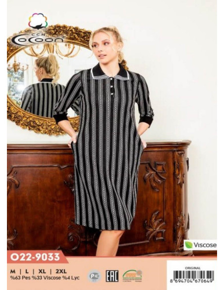 Платье (M+L+XL+2XL) COCOON CCNO22-9033_ORI — оптовая поставка из Турции