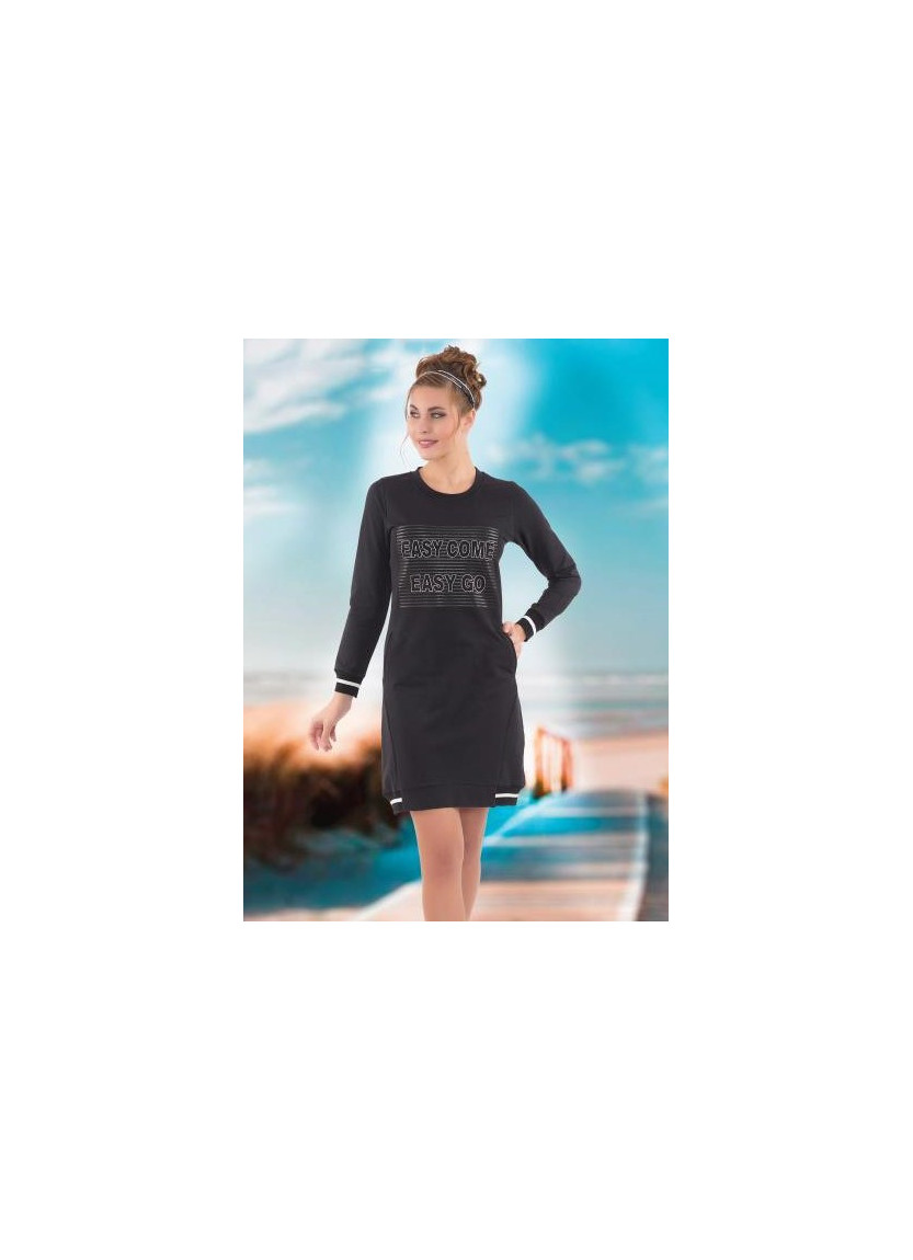 Туника (S+M+L+XL) COCOON CCNL11-7033_YEŞ — турецкий текстиль оптом