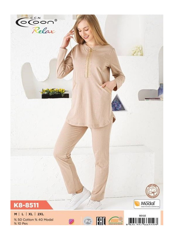 CCNK8-8511_BIG Pants Homewear Set (M+L+XL+XXL) — factory-direct from Turkey