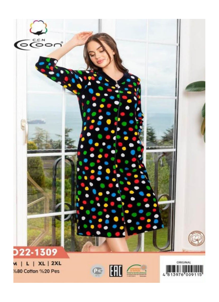 CCNO22-1309_ORI Women's Robe (M+L+XL+2XL) — wholesale from Turkey