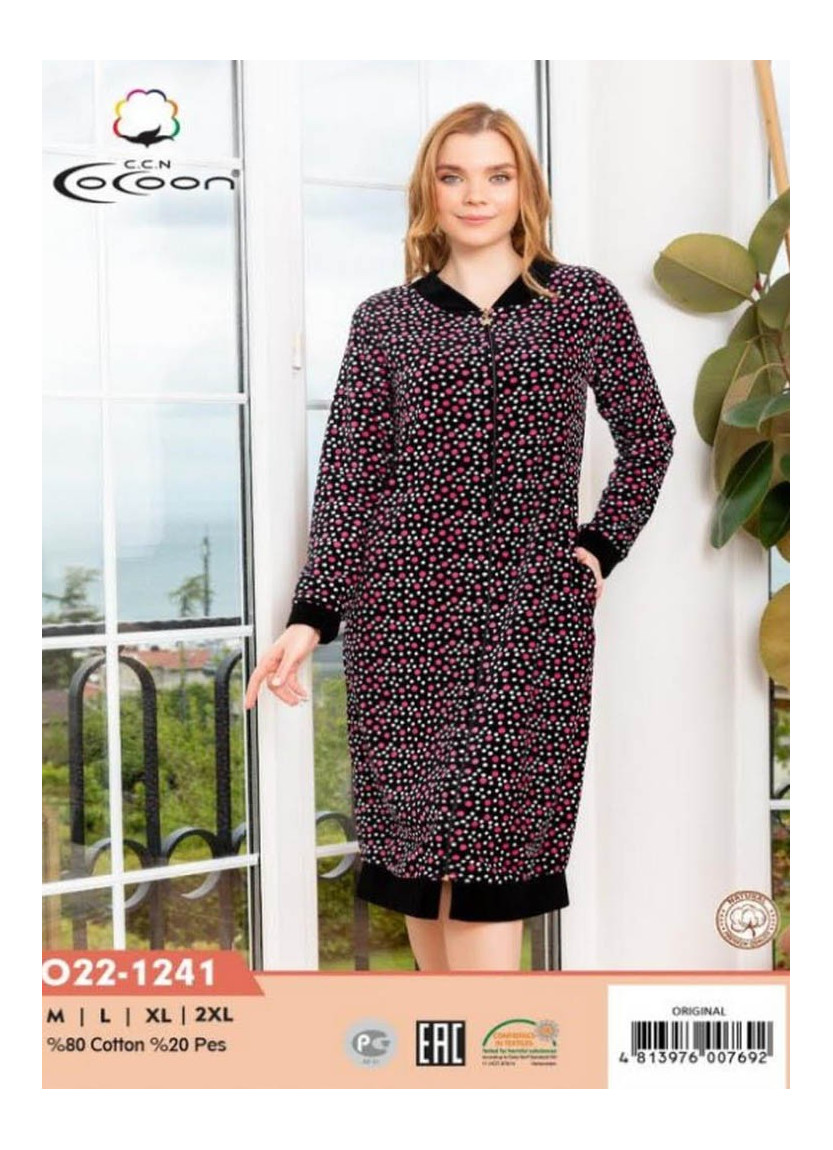 Халат Женский (M+L+XL+2XL) COCOON CCNO22-1241_ORI — купить оптом со Стамбула