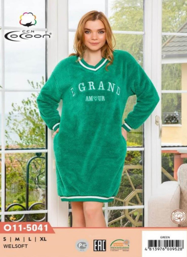 CCNO11-5041_GRN Dress (S+M+L+XL) — direct Turkish factory supply