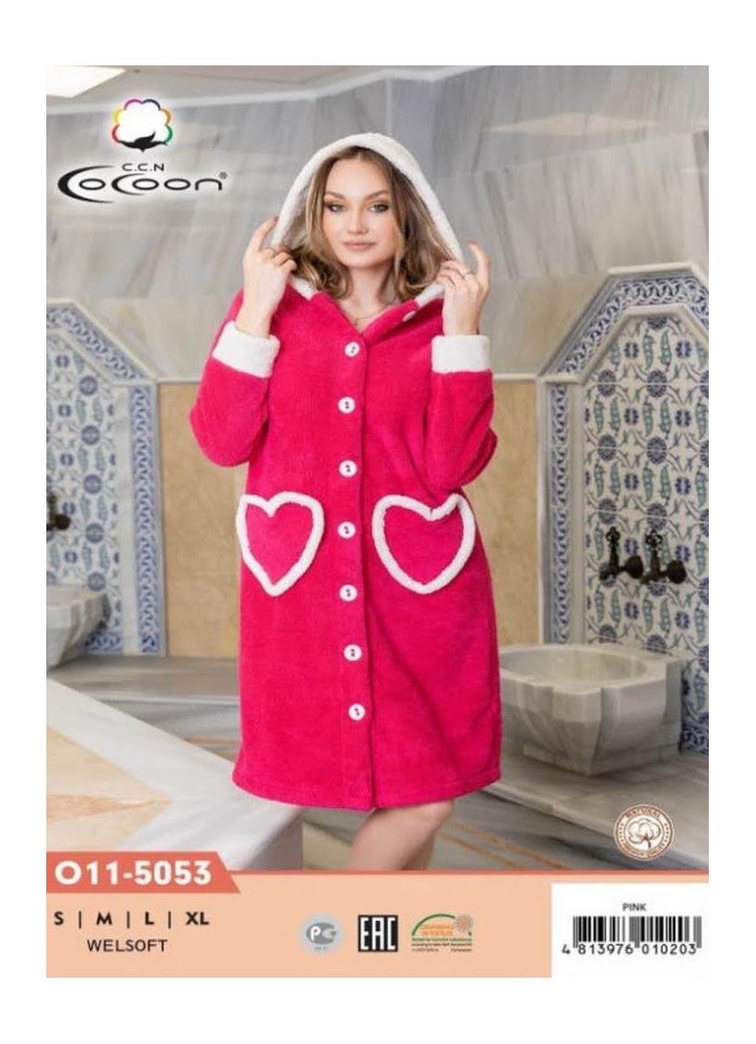 CCNO11-5053_PEM Welsoft Women's Robe (S+M+L+XL) — Turkish textile wholesale