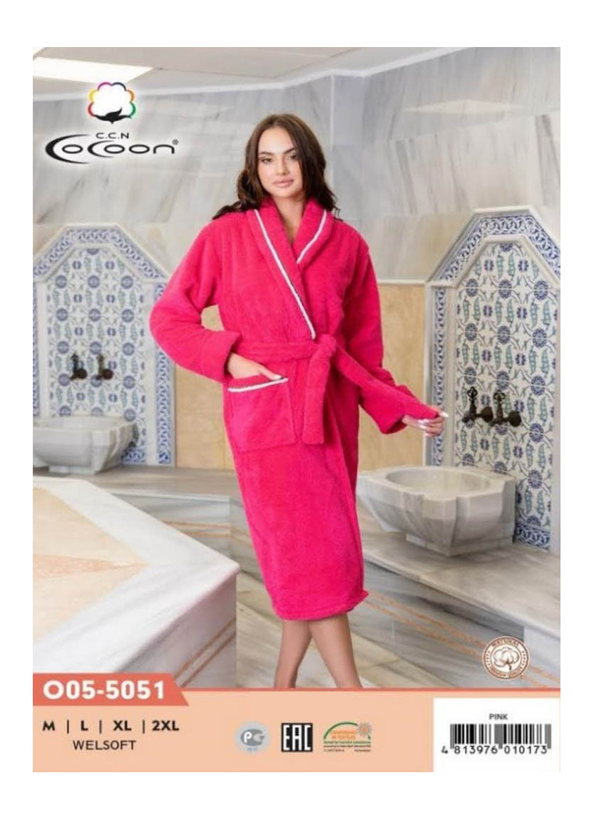 CCNO05-5051_SAR Welsoft Women's Robe (M+L+XL+2XL) — wholesale from Turkey