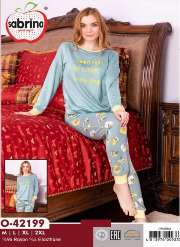 SAB.O42199_ORI Pants Homewear Set (M+L+XL+XXL) — Istanbul wholesale supplier