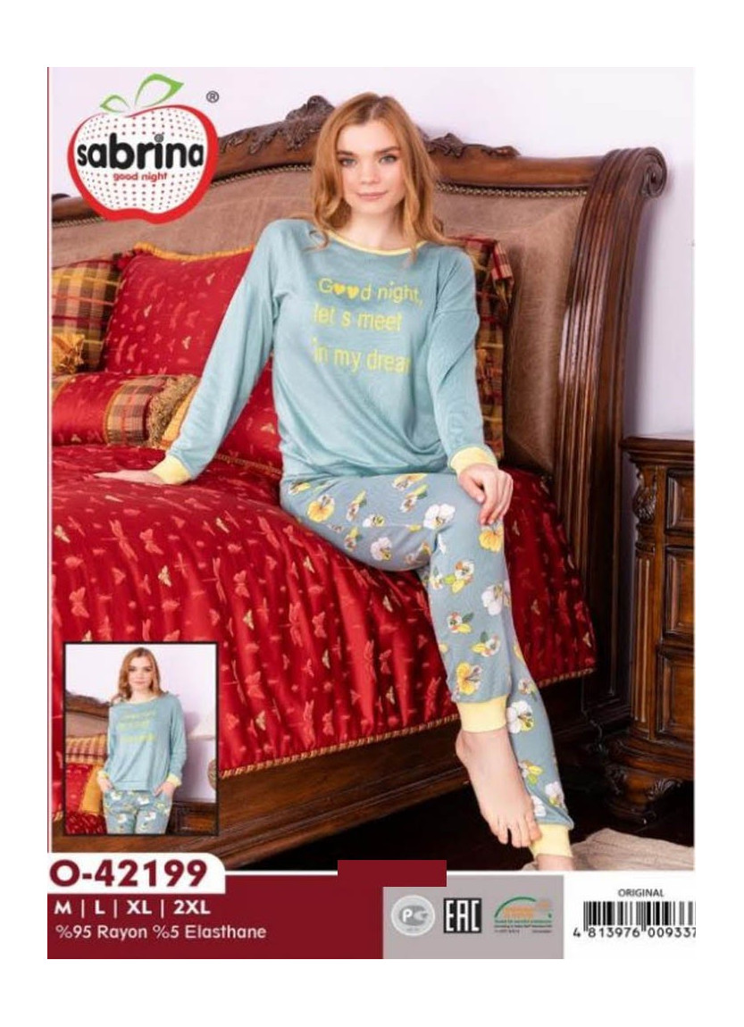 Комплект с Брюками (M+L+XL+XXL) Sabrina SAB.O42199_ORI — купить оптом со Стамбула