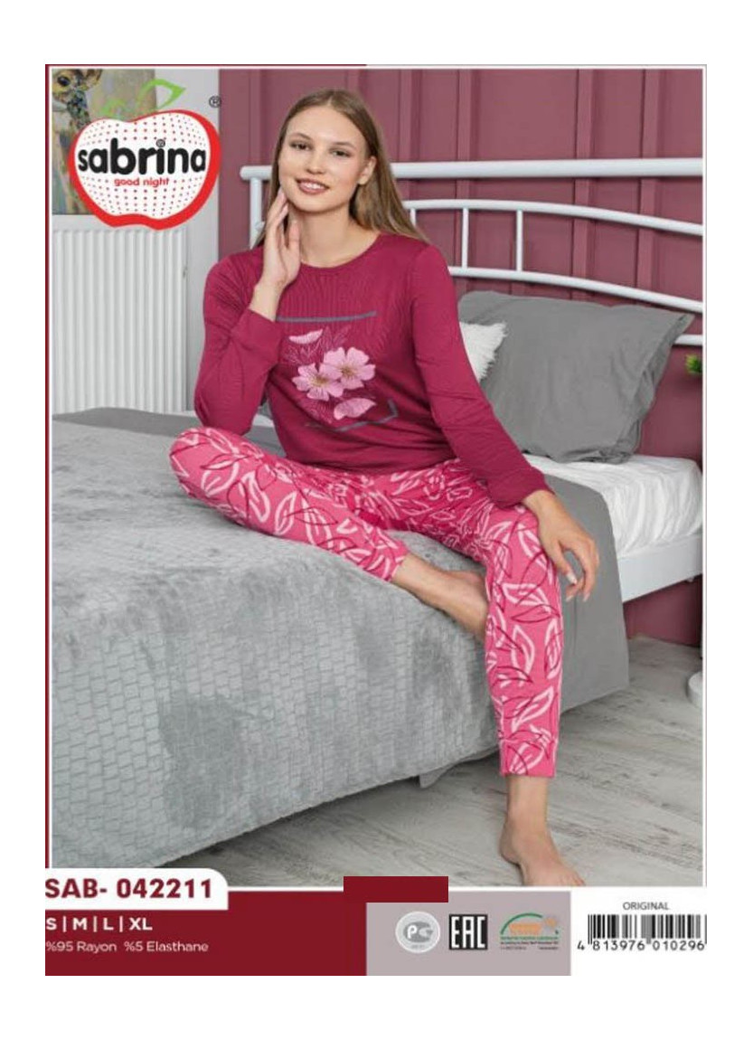 SAB.O42211_ORI Pants Homewear Set (S+M+L+XL) — Turkish factory wholesale