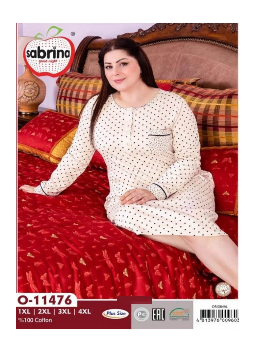 Ночная Сорочка (1XL+2XL+3XL+4XL) Sabrina SAB.O11476_ORI — фабричная коллекция оптом