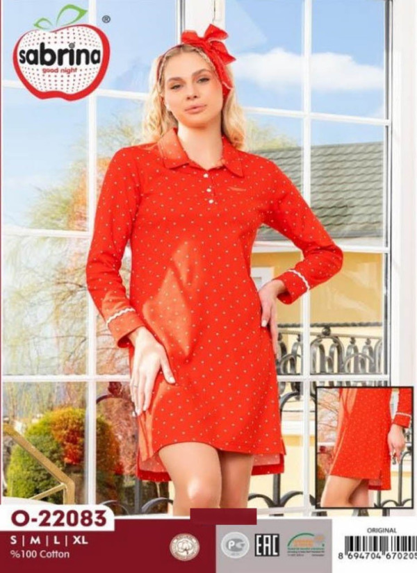 SAB.O22083_ORI Cotton Tunic (S+M+L+XL) — Turkish factory wholesale
