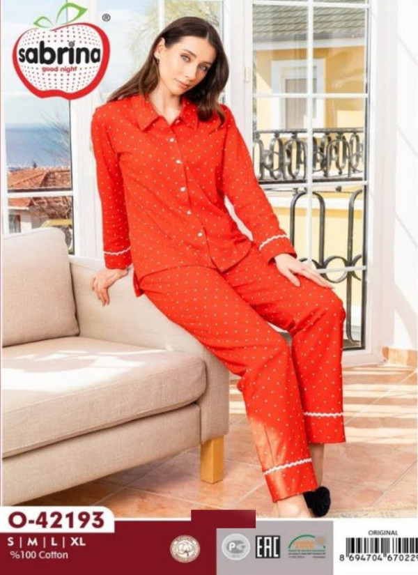 SAB.O42193_ORI Pants Homewear Set (S+M+L+XL) — Turkey wholesale collection