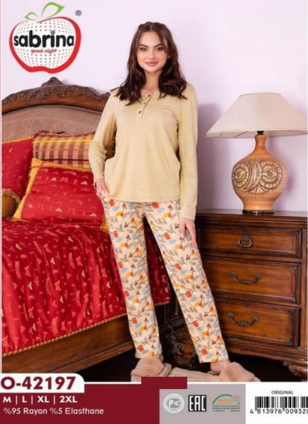 SAB.O42197_ORI Pants Homewear Set (M+L+XL+XXL) — Istanbul wholesale supplier