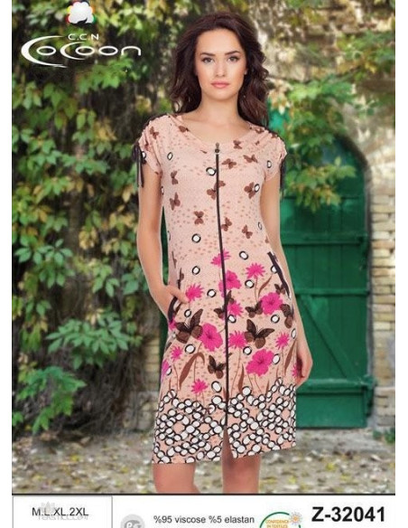 CCNZ32041_SMN Women's Robe (M+L+XL+XXL) — Turkish factory wholesale