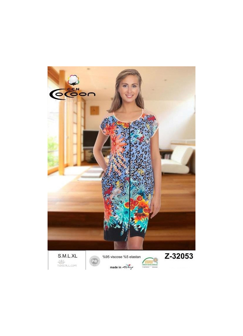 CCNZ32053_OJN Women's Robe (S+M+L+XL) — Turkish textile wholesale