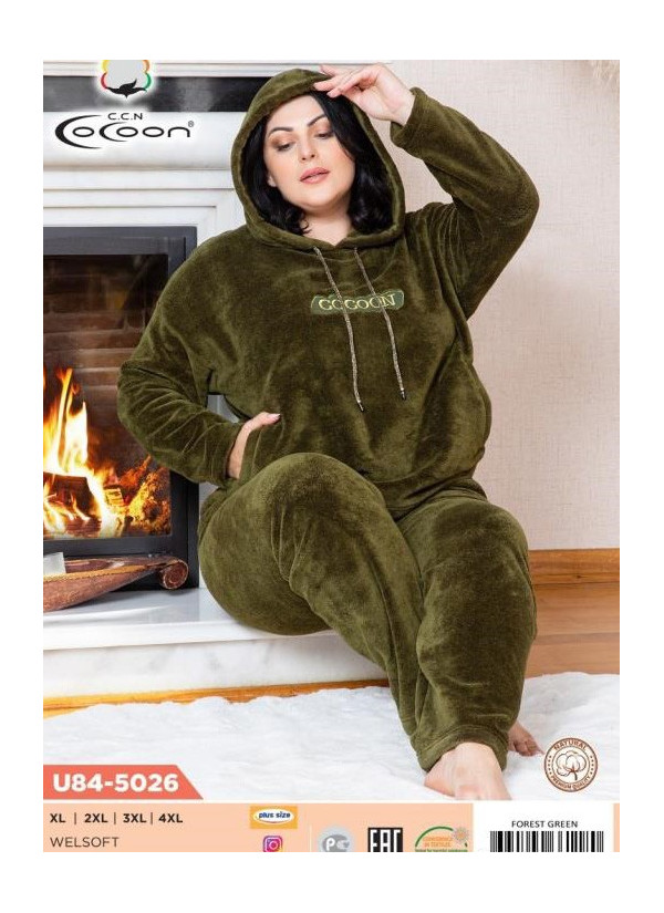 CCNU84-5026_FRS Pants Homewear Set (XL+2XL+3XL+4XL) — Istanbul wholesale supplier