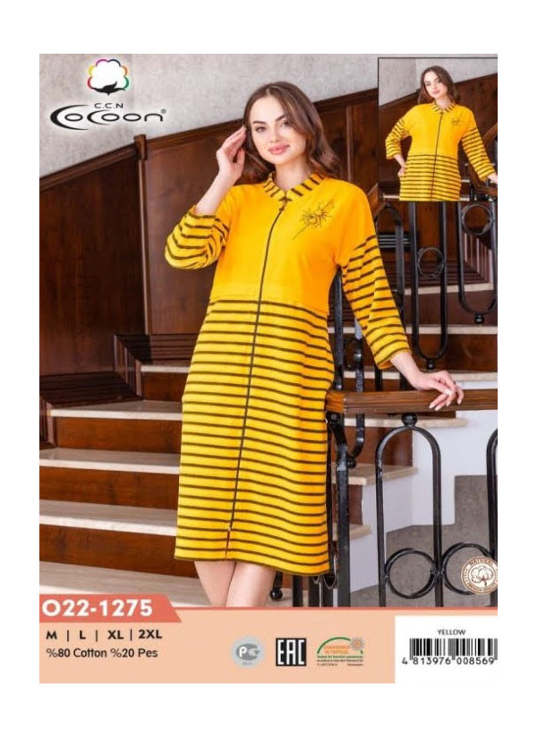 CCNO22-1275_SAR Women's Robe (M+L+XL+2XL) — direct Turkish factory supply