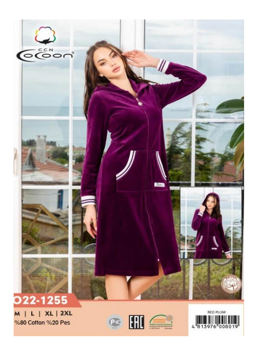 Халат Женский (M+L+XL+2XL) COCOON CCNO22-1255_RPL — оптовая поставка из Турции