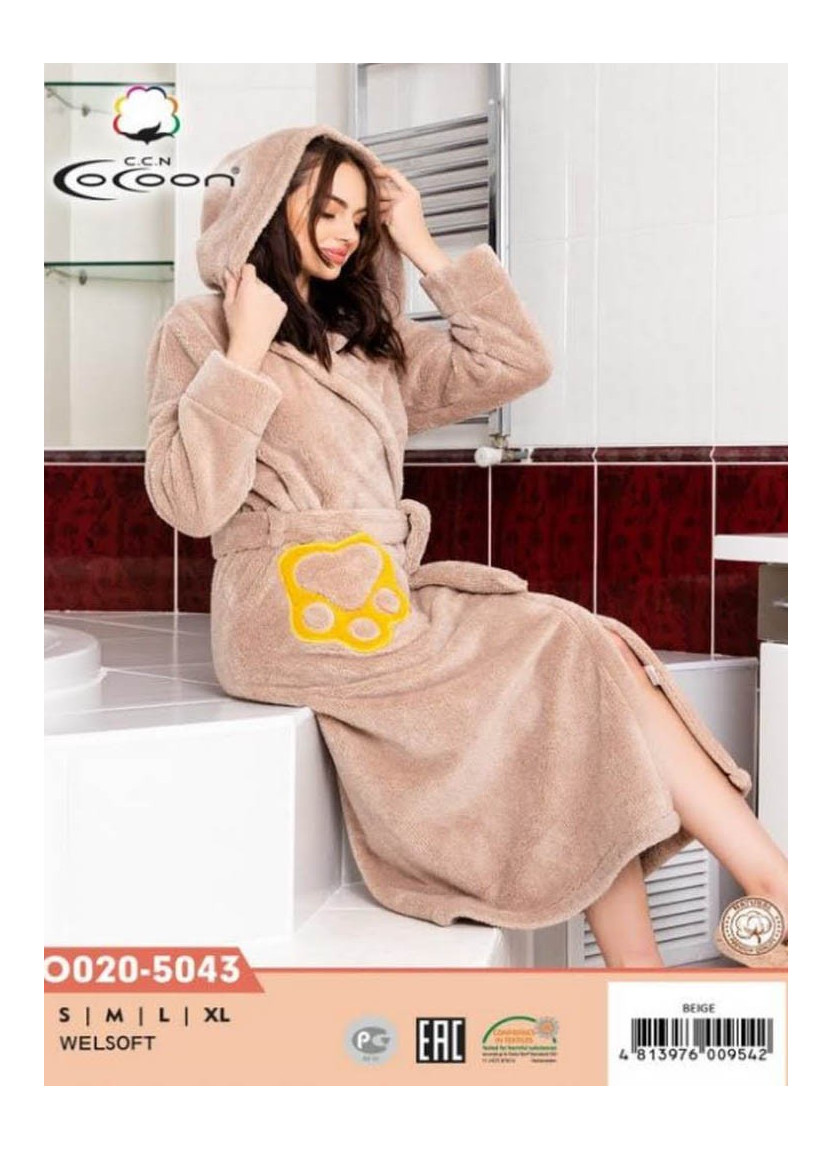 CCNO020-5043_GRN Welsoft Women's Robe (S+M+L+XL) — wholesale for boutiques