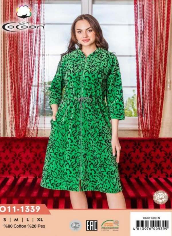 CCNO11-1339_LIG Women's Robe (S+M+L+XL) — Istanbul wholesale supplier