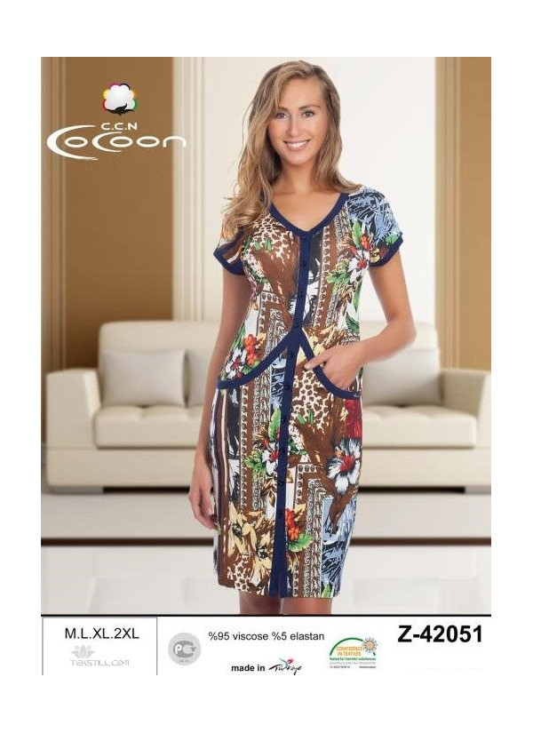 CCNZ42051_LAC Women's Robe (M+L+XL+XXL) — Turkey wholesale collection