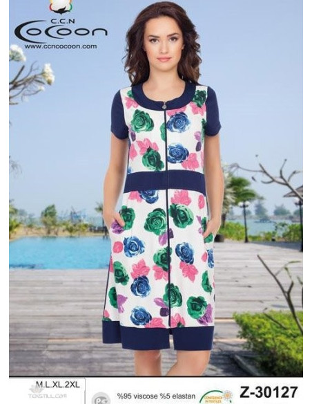 CCNZ30127_LAC Women's Robe (M+L+XL+2XL) — Turkish textile wholesale