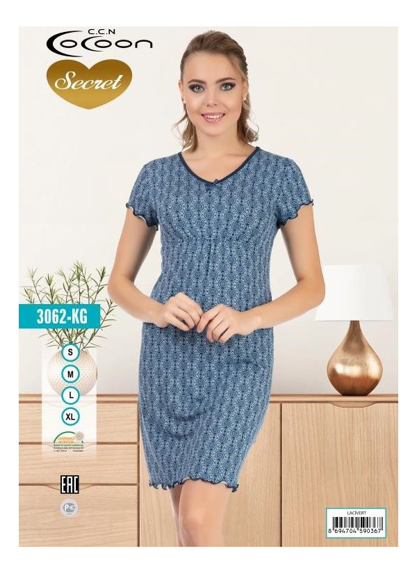 COC.3062.KG_MRD Nightdress (S+M+L+XL) — Istanbul wholesale supplier