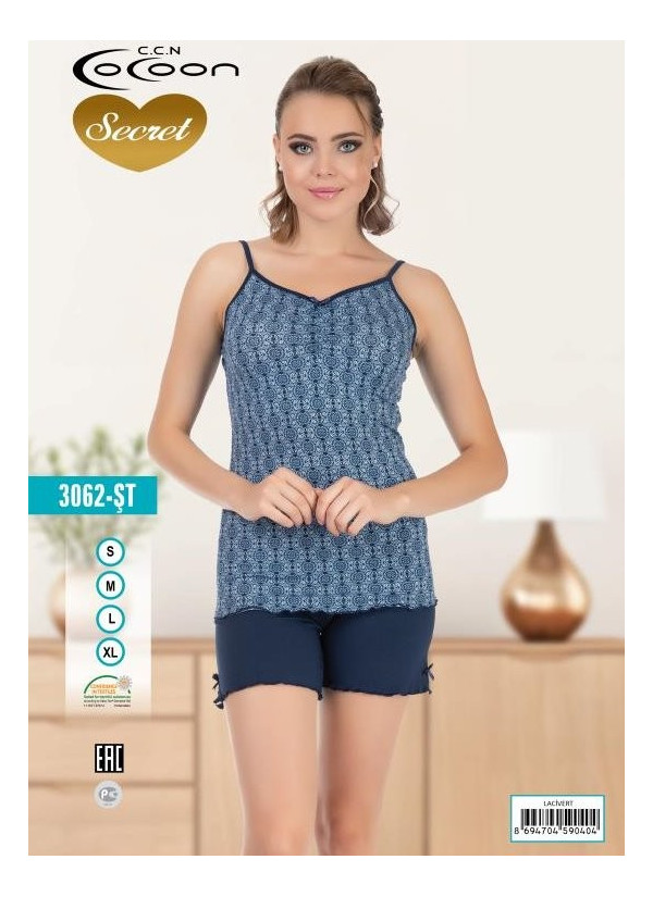 COC.3062.ST_LAC Shorts Homewear Set (S+M+L+XL) — direct Turkish factory supply