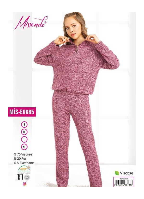 MİS-E6685_BOX Pants Homewear Set (S+M+L+XL) — direct Turkish factory supply