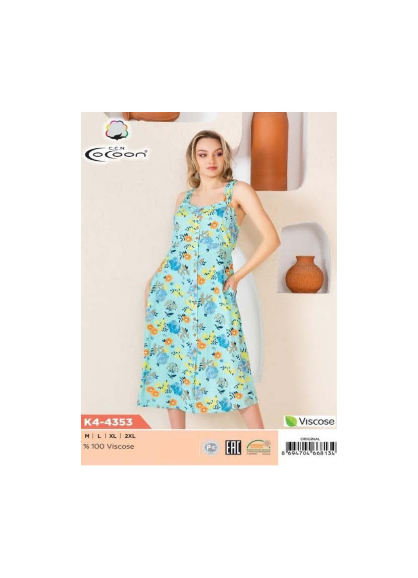 Халат Женский (M+L+XL+XXL) COCOON CCNK4-4353_ORI — купить оптом со Стамбула