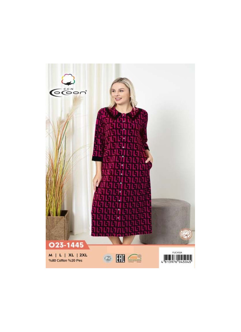 CCNO23-1445_FUS Velour Women's Robe (M+L+XL+2XL) — wholesale for boutiques