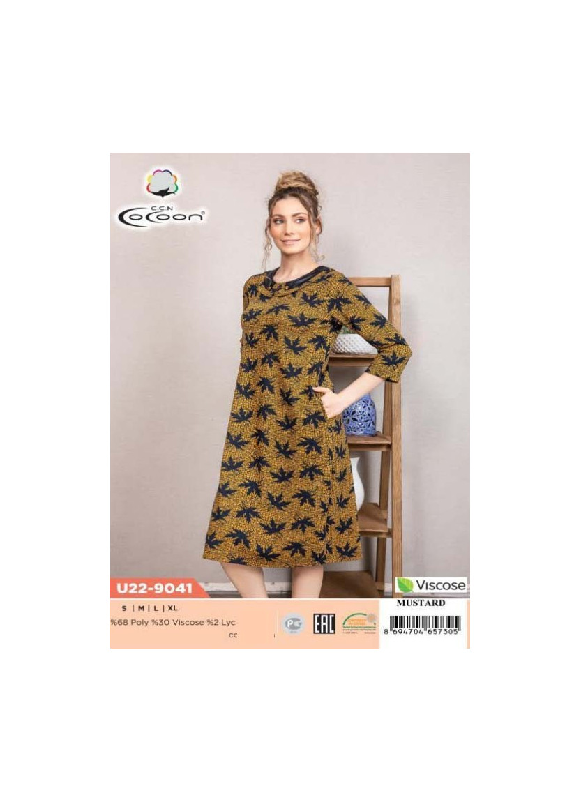Платье (S+M+L+XL) COCOON CCNU22-9041_NBL — фабричная коллекция оптом