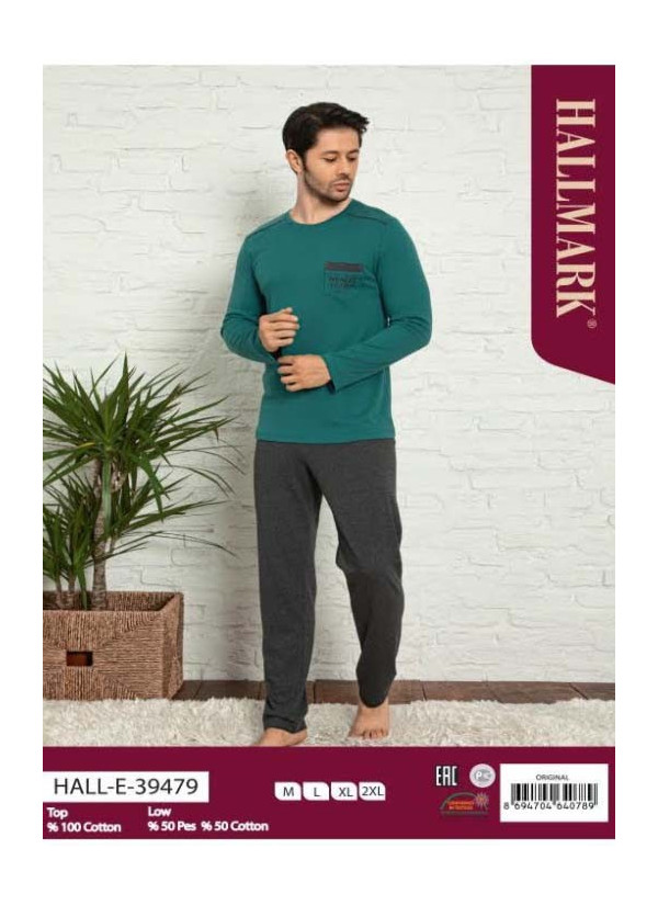 Мужской Комплект с Брюками (M+L+XL+2XL) HALLMARK HALL.E39479_ORI — оптом от турецкой фабрики