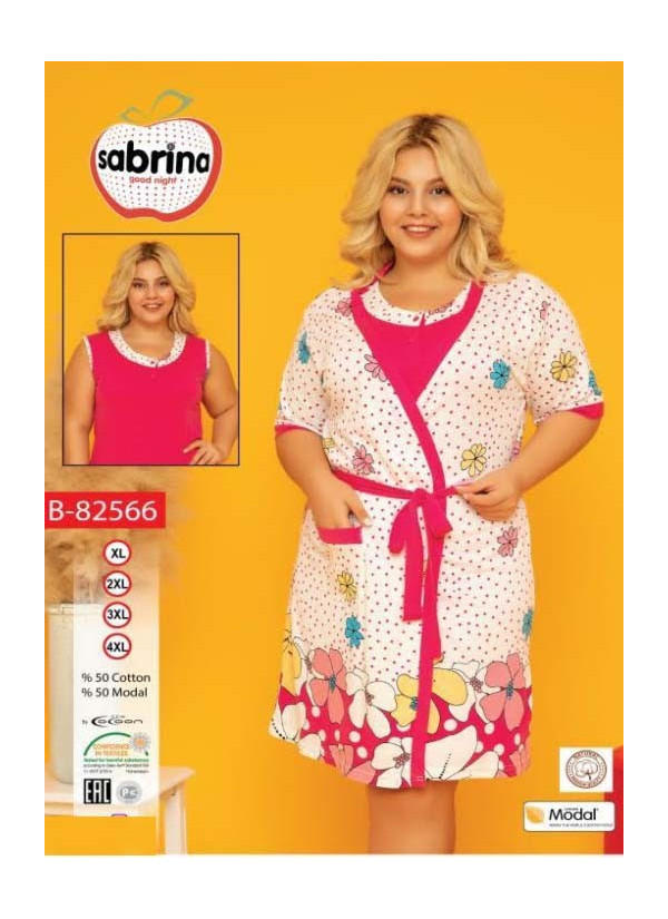 SAB.B82566_FSY Robe Set (1XL+2XL+3XL+4XL) — wholesale for boutiques
