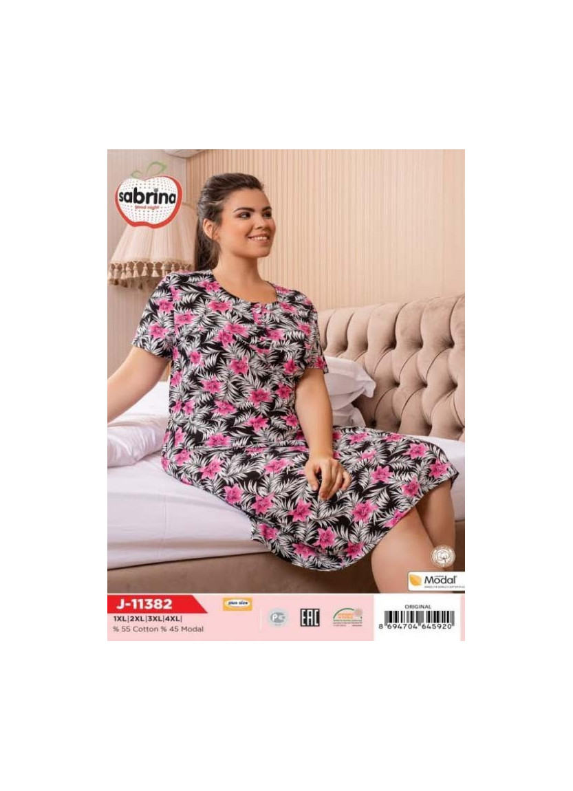 SAB.J11382_ORI Nightdress (1XL+2XL+3XL+4XL) — Istanbul wholesale supplier