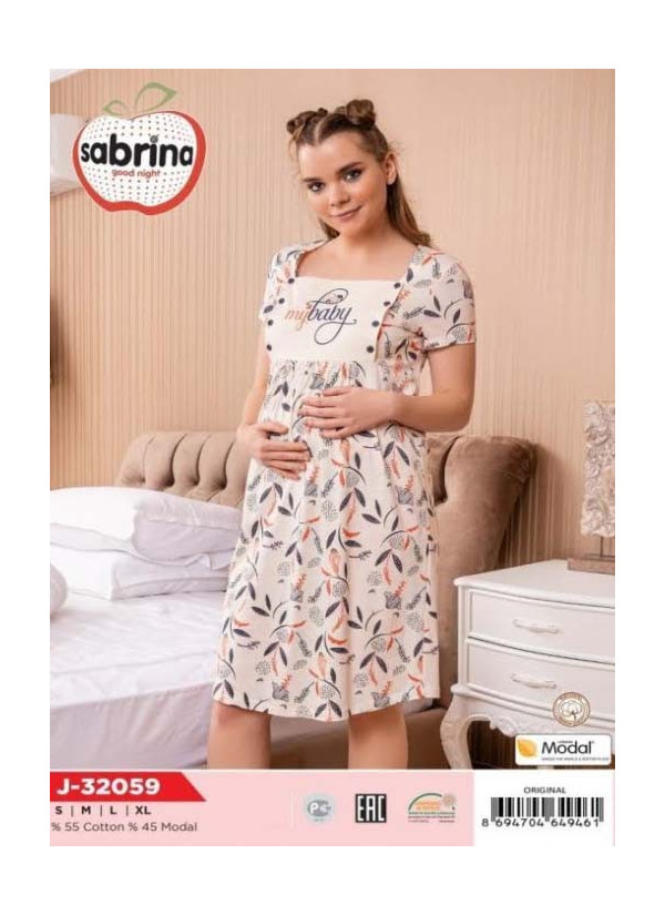 SAB.J32059_ORI Nightdress (S+M+L+XL) — direct Turkish factory supply