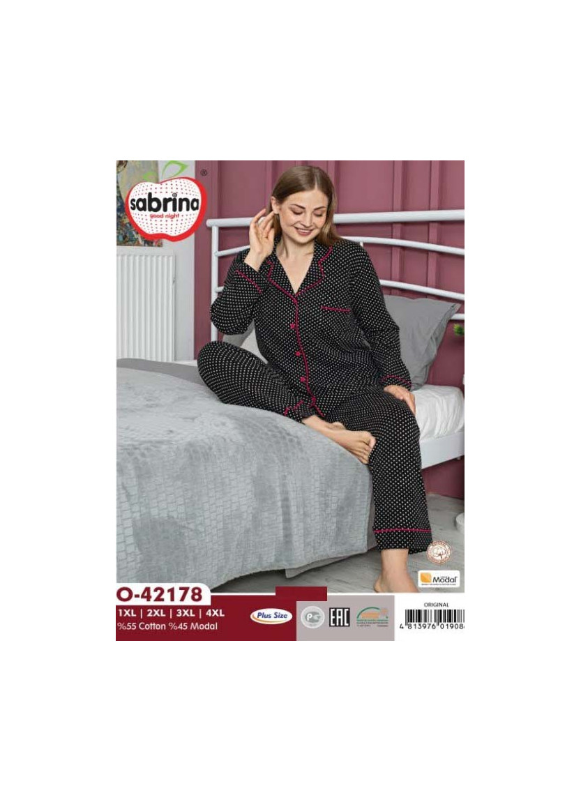 SAB.O42178_ORI Pants Homewear Set (XL+2XL+3XL+4XL) — Turkish textile wholesale