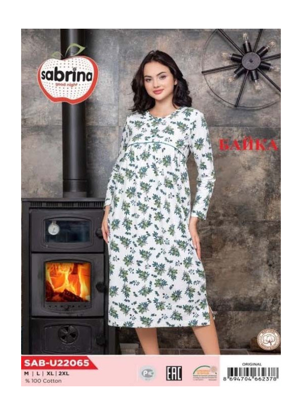 SAB.U22065_ORI Nightdress (M+L+XL+XXL) — Turkish textile wholesale