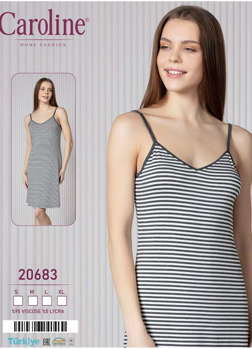 Ночная Сорочка (S+M+L+XL) Caroline Caroline 20683 — купить оптом из Турции
