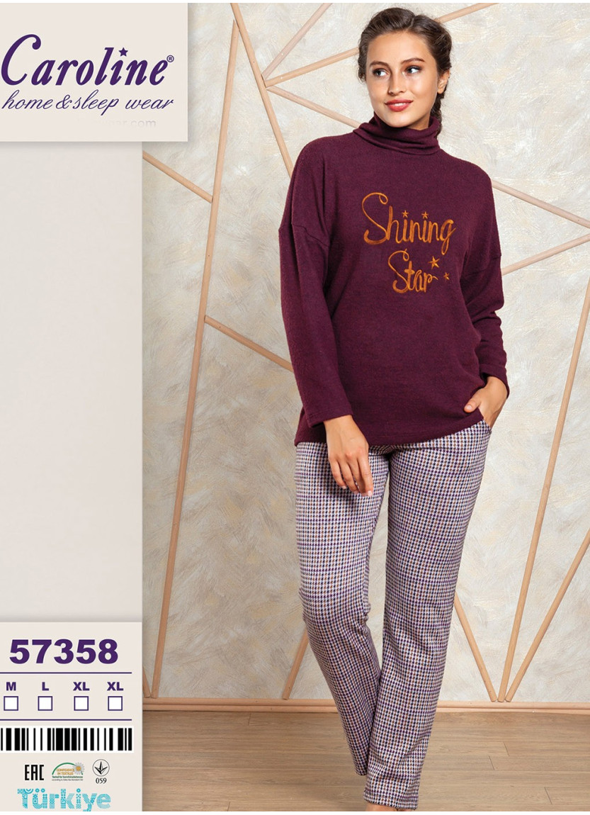 Пижама Комплект с Брюками 2-КА (M+L+XL+XL) Caroline Caroline 57358 — фабричная коллекция оптом