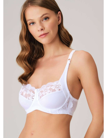 Anil 3215 WHITE Lace Bra — factory-direct from Turkey