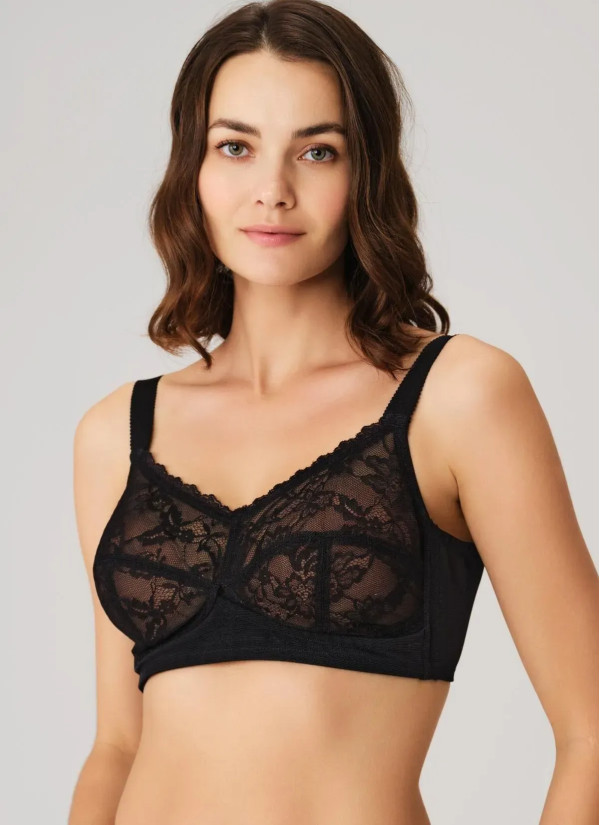 Anil 3769 BLACK Lace Bra — factory-direct from Turkey